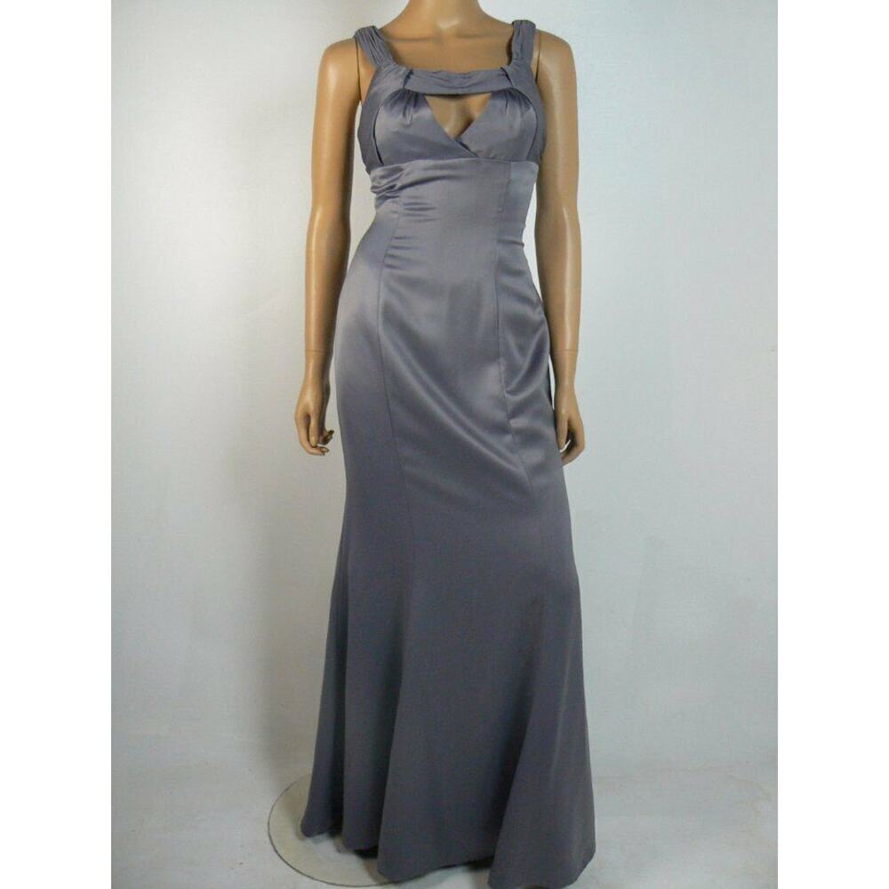 $249 Kirstie Kelly Maidens Disney Fairy Tale Weddings Gray Prom Dress Shawl K255